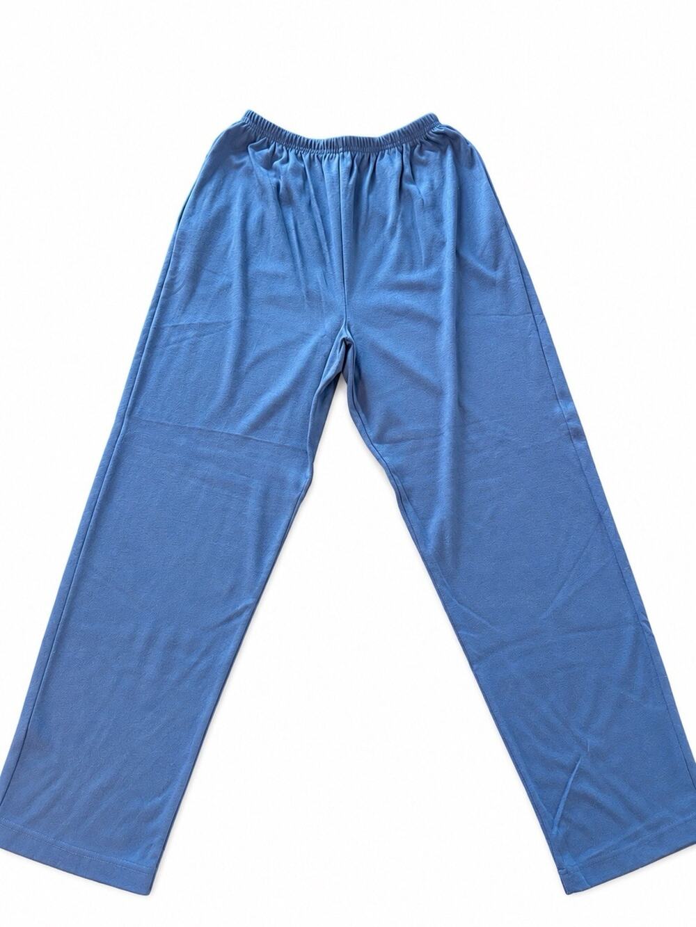 Collegiate Links Women’s Light Blue Pull On Pants Size M Elastic Waist Made in